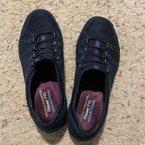 Navy slip on Skechers. NWOT